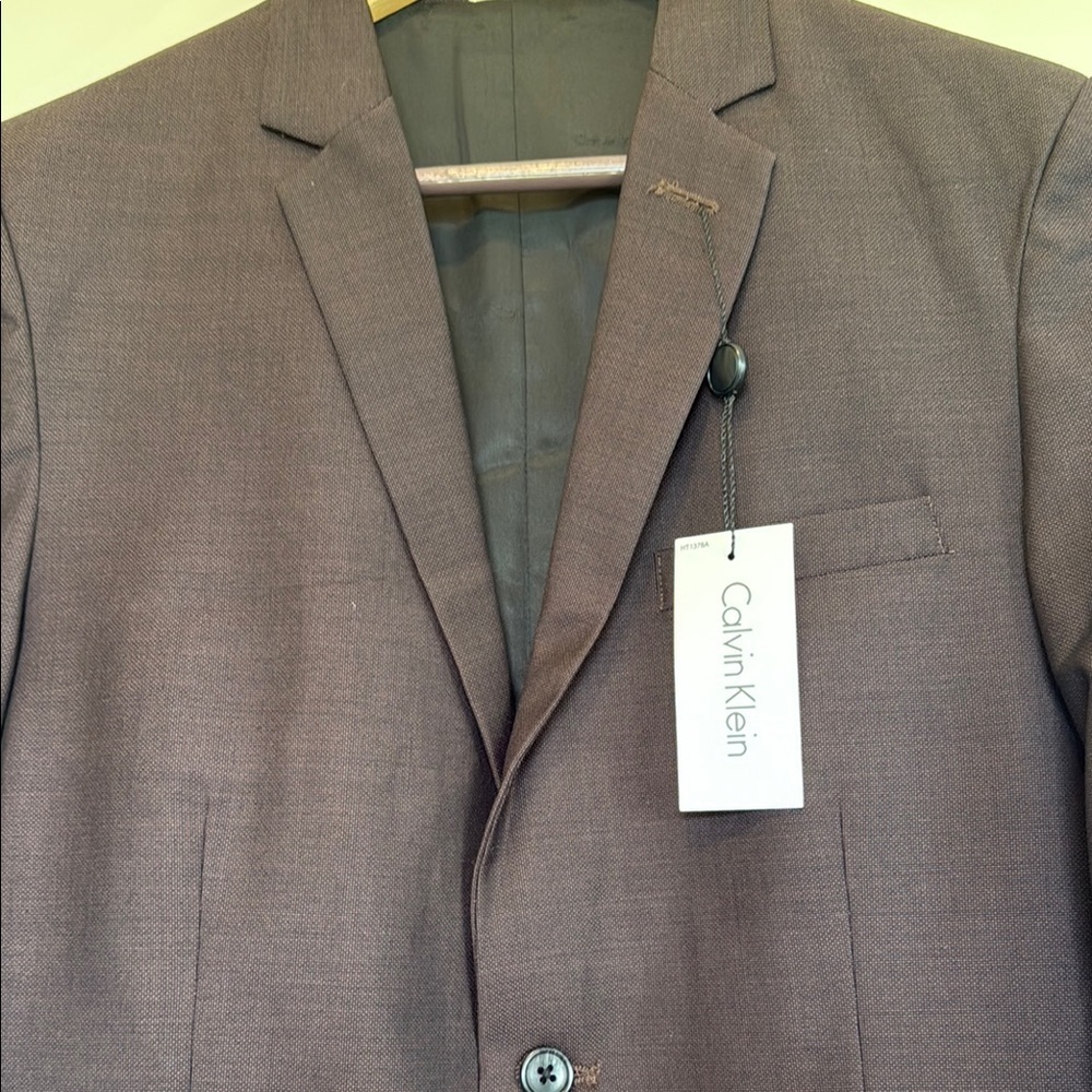 Calvin Klein Purple Sport Coat Blazer - Picture 4 of 11